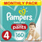 Pampers Baby-Dry Pants - Luierbroekjes - 360° pasvorm en superabsorberende kern - Maat 4 (9-15 kg) (80 stuks)