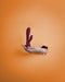 Shots - Loveline LOVE003RED - Smooth Silicone Rabbit Vibrator - Dark Cherry
