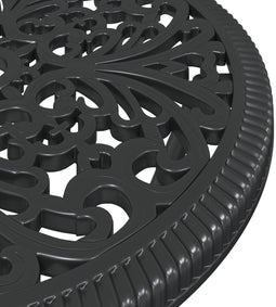 vidaXL - 3-Delige - Tuin - Bistro - Set - in - Zwart - Gietaluminium