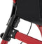 Aluminium Rollator Active - Binnenrollator - Opvouwbaar - Bordeauxrood