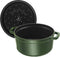 Staub - Braadpan - Rond - 28 cm - Gietijzer - Groen