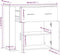 vidaXL - Dressoir - 80x33x70 - cm - bewerkt - hout - grijs - sonoma - eikenkleurig