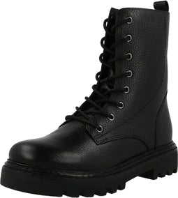 PS Poelman SATURNO - Veterboots - Chunky plateauzool 4,5 cm - Zwart - Maat 42