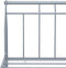 vidaXL - Bedframe - metaal - grijs - 100x200 - cm