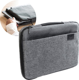 imoshion Laptop Sleeve met handvat - Laptop Hoes geschikt voor 13.3 / 13.6 / 14 / 14.2 inch - Grijs