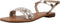 GEOX D SOZY Q A - Sandalen - Verstelbare pasvorm met gespsluiting - Goud/Zilver - Maat 39