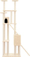 vidaXL - Kattenmeubel - met - sisal - krabpalen - 190 - cm - donkergrijs