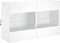 vidaXL - Tv-wandmeubel - met - LED-verlichting - 98,5x30x60,5 - cm - wit