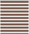 vidaXL - Zebra - rolgordijn - 120x150 - cm - stofbreedte - 115,9cm - polyester - bruin