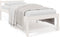 vidaXL - Seniorenbed - massief - grenenhout - wit - 75x190 - cm - Small - Single