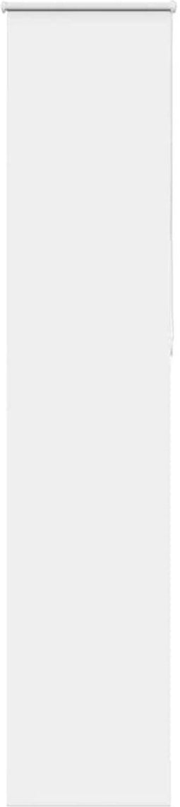 vidaXL - Rolgordijn - verduisterend - 60x210cm - stofbreedte - 55,7 - cm - wit
