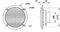 Visaton FR 13 WP - Inbouwspeaker - 40W RMS - Zwart