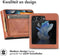 imoshion Hoesje Geschikt voor Samsung Galaxy Z Flip 5 Hoesje Met Pasjeshouder - imoshion Luxe Bookcase flip versie - Bruin