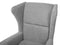 ABSON - Fauteuil - Grijs - Polyester