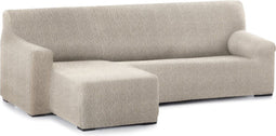 Hoes voor chaise longue met korte armleuning links Eysa ROC Wit 120 x 120 x 360 cm