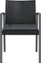 vidaXL - Tuinstoelen - 2 - st - met - kussens - 56,5x57x83 - cm - poly - rattan - zwart