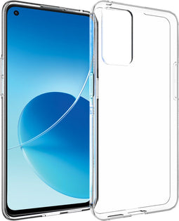 Accezz Hoesje Geschikt voor Oppo Reno 6 5G Hoesje Siliconen - Accezz Clear Backcover - Transparant