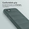 iMoshion Hoesje Geschikt voor iPhone SE (2022) / SE (2020) / 8 / 7 Hoesje Siliconen - iMoshion EasyGrip Backcover - Donkergroen