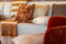 Dutch Decor Sierkussen Amber - Velvet - Koper - 45x45 cm (BxD) - Polyester - Kleur Brown Patina