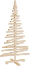 vidaXL - Kerstdecoratie - kerstboom - 120 - cm - massief - grenenhout