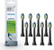 Philips Sonicare W2 Optimal White HX6068/13 - Opzetborstels - Verwijdert tot 7x meer tandplak - Zwart (8 stuks)