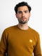Petrol Industries - Heren Sweater - Ronde hals - Bruin - Maat XXXL