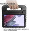 imoshion Tablet Hoes Kinderen - Geschikt voor Samsung Galaxy Tab A7 Lite - Kidsproof Backcover met handvat - Zwart