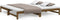 vidaXL - Slaapbank - uitschuifbaar - 2x(80x200) - cm - grenenhout - honingbruin