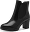 Tamaris dames boot - Chelsea-look - Leer - Zwart - Maat 39