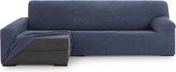 Hoes voor chaise longue met lange armleuning links Eysa THOR Blauw 170 x 110 x 310 cm
