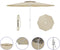 Parasoll Marbueno Beige Polyester Staal Ø 270 cm