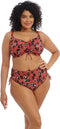 Elomi Kotiya Mid Rise Bikini Brief - Bikinibroekje - Terracotta Panterprint