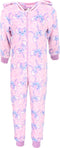 Lilo & Stitch Coral-Fleece Onesie - Kinderen - Angel - Roze - Maat 110/116