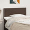 vidaXL - Hoofdbord - 90x5x78/88 - cm - kunstleer - bruin