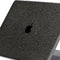 Lunso Geschikt voor MacBook Pro 13 inch M1/M2 (2020-2022) cover hoes - case - Glitter Zwart