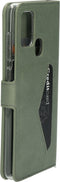 Mobiparts Classic Wallet Case - Samsung Galaxy A21s (2020) - Ruimte voor pasjes - Groen