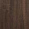 vidaXL - Boekenkast - 40x24x76 - cm - bewerkt - hout - bruin - eikenkleurig