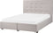 ROCHELLE - Bed opbergruimte - Lichtgrijs - 140 x 200 cm - Polyester