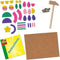 SES - Hamertje Tik - trendy - Montessori Speelgoed - vrolijke kleuren - veilige spijkertjes
