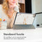 imoshion Tablet Hoes - Geschikt voor Samsung Galaxy Tab A8 (2021/2022) - Design Trifold Bookcase - White Marble