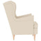 Fauteuil 74x84x100 cm linnen wit