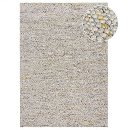 Flair Rugs Minerals - Vloerkleed 80 x 150 cm - Luxe Mélange Wol - Neutrale Tinten