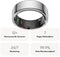 Focus® S1 - Slimme Ring - Hartslag & Slaap Monitor - Zilver - Maat 12