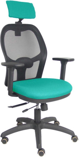 Bureaustoel met hoofdsteun P&C B3DRPCR Turkoois Turquoise