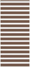 vidaXL - Zebra - rolgordijn - 95x200 - cm - stofbreedte - 90,9 - cm - polyester - bruin
