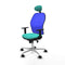 Jorquera Piqueras y Crespo 1D086N1 - Bureaustoel - Hoofdsteun - Turkoois