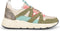 PS Poelman MINION - Dames Sneakers - Chunky - Groen-Beige Multi