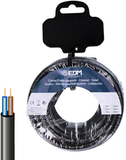 Elektrische kabelslang EDM 28726 Zwart 20 m 2 x 0,75 mm H05VV-F