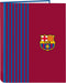 Ringmap F.C. Barcelona M067 Kastanjebruin Marineblauw A4 26.5 x 33 x 4 cm