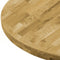 vidaXL - Tafelblad - rond - 44 - mm - 800 - mm - massief - eikenhout